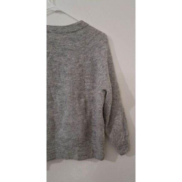 Madewell Womens Small Dolman Sleeve SOFT Alpaca Wool Gray Sweater - Picture 5 of 8
